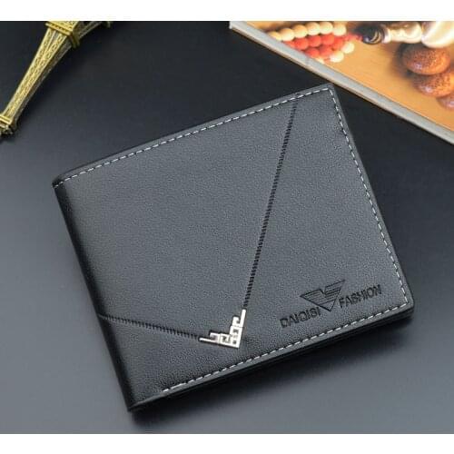 New Hot Men PU Leather Wallets Mens Long Design Causal Purses Male Folding Wallet Coin Card Holders High Quality Slim Money Bag
