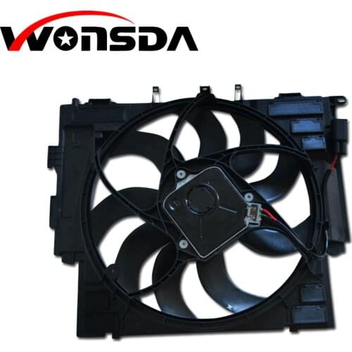 Fit for BMW 7 series F02 2012 -2018 Car Electric Fan Radiator Fan engine cooling condenser Assembly