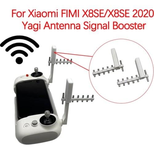 For FIMI X8SE/X8SE 2020 Drone Remote Control Protable Signal Booster Fish Bone Yagi Antenna Signal Enhance Amplifier Accessories