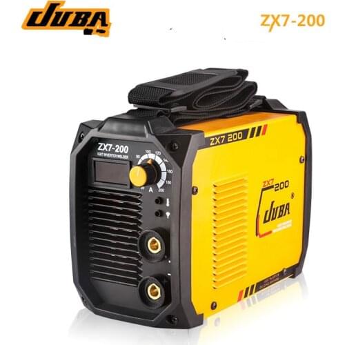 ZX7-200 Newest JUBA welder IGBT Portable Welding Inverter MMA ARC welding machine with electrode holder and earth clamp with LE