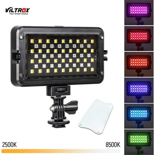 Viltrox RB10 LED Video Light Full Colors Dimmable RGB Light 2500K-8500K Photographic Light for DSLR Camera Photo Studio YouTube
