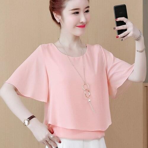 Розовые блузки VOGORSEAN China At AliExpress