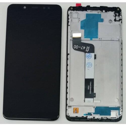 Lcd Display + Touch Screen + Frame for Xiaomi Redmi Note 5 M1803E7Sg Black