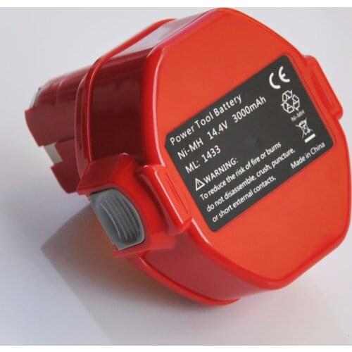 1-2PCS 3000mah 14.4V Ni-MH Rechargeable Battery cell pack for makita cordless Electric drill and screwdriver 033DZ 4332D 4333D