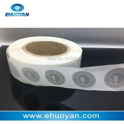 100pcs/lot RFID Label/Sticker/Tag 13.56MHZ ISO 14443A S50 1K byte Round 27mm or 38mm Paper labels