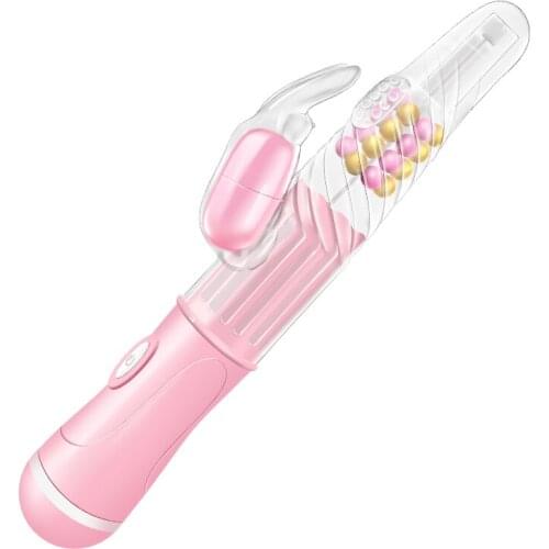 12 Frequency Women Vibrator USB Charging Material Soft Elastic Contains Beads Raised Meat Continue Scratch G-Spot Stimulation