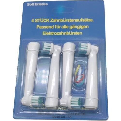 25 pack(100pcs) Electric toothbrush head for Oral-B Electric Tooth brush Replacement Brush Heads forClean Dropping shipping