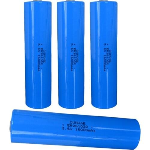 4Pcs ER261020 261020 16000mAh 3.6V Lithium Battery Li-SOCl2 High Drain Battery for electricity meter computer support power