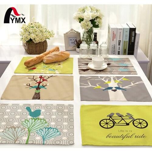 42*32cm Europe Simple Dining Table Napkin Set Table Bowl Dining Mats Kids Table Set Decoration Accessories