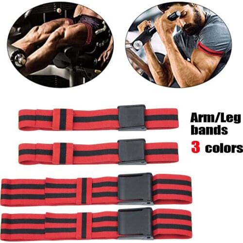60cm/90cm Fitness Occlusion Training Bands Blood Flow Restriction Bands for Arm Leg Wraps Muscle Growth Weightlifting Equipment