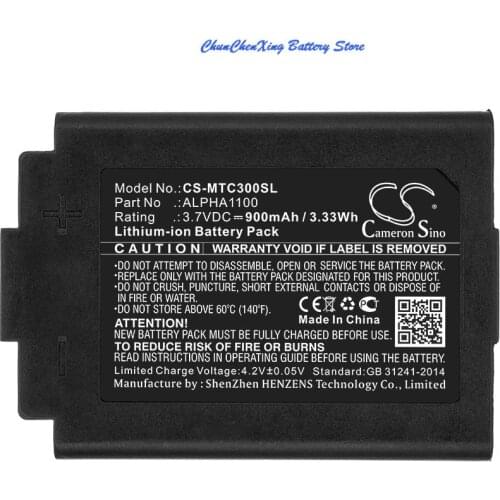 Cameron Sino 900mAh Wireless Headset Battery ALPHA1100 for 3M TAC300,TAC300-OTH,TAC500