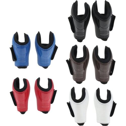 Neoprene Padded Open Hind Boots Horse Exercise Jumping Fetlock Boots
