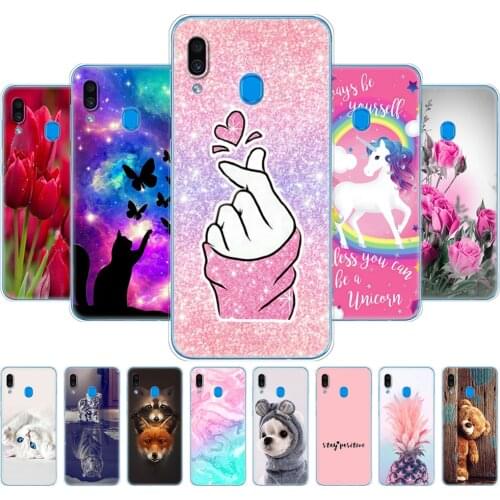 For Samsung Galaxy M20 Case On Samsung M20 Silicon Soft TPU Back Phone Cover for Samsung Galaxy M20 M 20 SM-M205F Coque Bumper