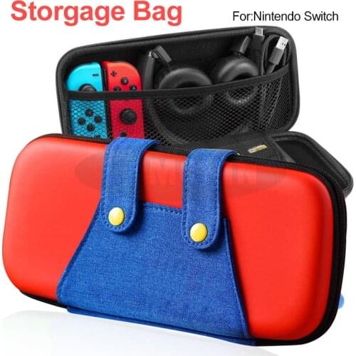 For Nintendo Switch Host Game Console Bag Mario Multifunctional Storgage Case Ns Horsepower School Bag Handheld Carrying Box