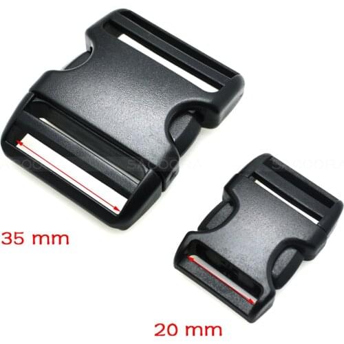 For Casual Bags Outdoor sports bag Plastic Side Release Buckles Slim waist Backpack/Camping Hiking Straps Webbing 20mm 35mm