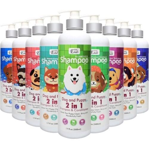 Dog shower gel shampoo kills mites, deodorizes and leaves fragrance, pet bath products, corgi method, teddy dog special 500ml