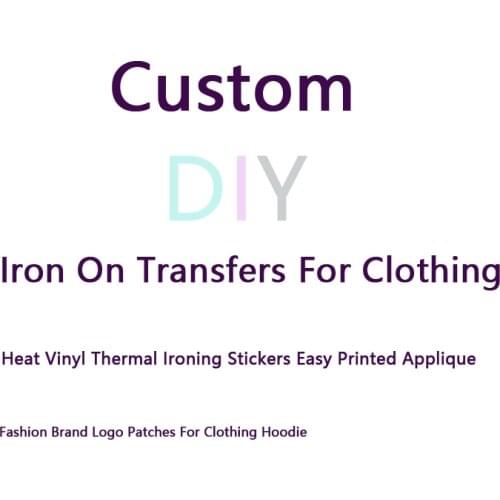 Customized Towel Embroidery Patch Chenille Embroidery Clothes Brand Logo Appliques Stickers Custom DIY Iron on Transfer Patch