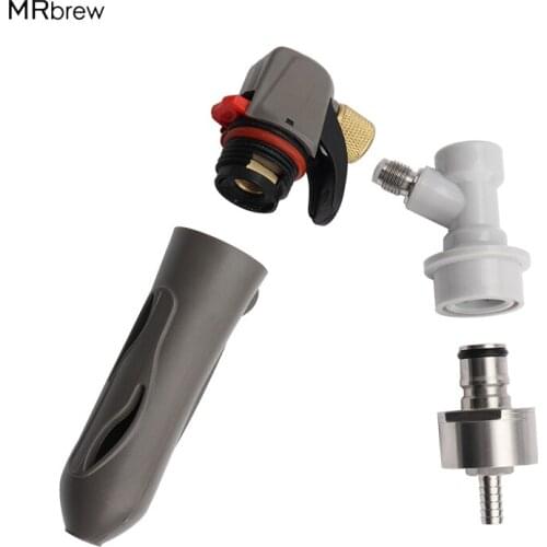 Homebrew Co2 Keg Charger kit with ball lock fitting and Carbonation Cap,matched ball lock,Keg Charger Co2 Injector Draft Beer