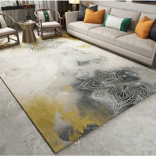 Modern Art Chinese Style Carpet for Living Room Luxury Home Bedroom Carpet Anti-skid Soft Rugs and Carpets Sofa Study Floor Mats