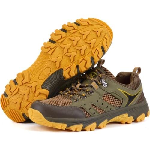 Couple Outdoor Hiking Shoes Men Waterproof Breathable Hunting Trekking Shoes Brand Genuine Leather Sport Climbing Sneakers