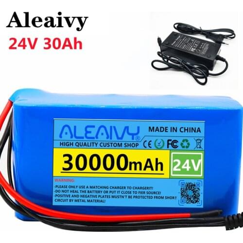 24V 30Ah 7S3P 18650 Li-ion Battery Pack 29.4V 30000mAh Electric Bicycle Moped /Electric/Lithium Ion Battery Pack+ 2A Charger