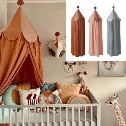 Mosquito Net Baby Crib Tent Hung Dome Bedding Girl Princess Play Tent Mosquito Net Baby Bed Canopy Tent Curtain Kids Room Decor