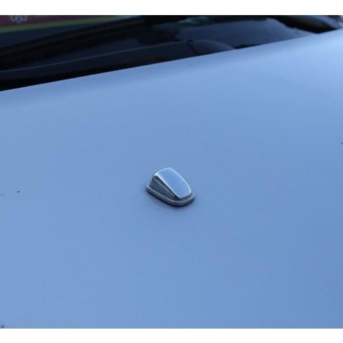 My Good Car ABS Chrome Sprinkler Head Water Spray Nozzle Wiper Water-jet Cover Trim Sticker for Jeep Compass 2017 Accessories