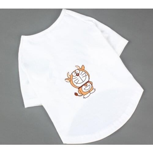 Cartoon Print Pet Dog Clothes for Small Dogs Clothing Puppy Cotton Tshirt Dog Accessories Chihuahua Cool Vest PC1520