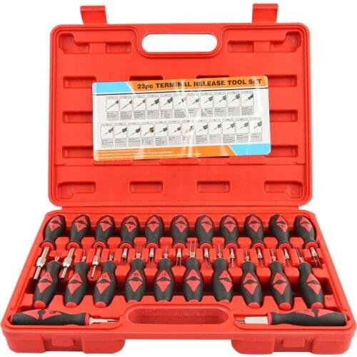 23pcs Car Universal Terminal Release Removal Tool Set Automotive Wiring Connector Crimp Pin Extractor For BMW Ford VW SK1549