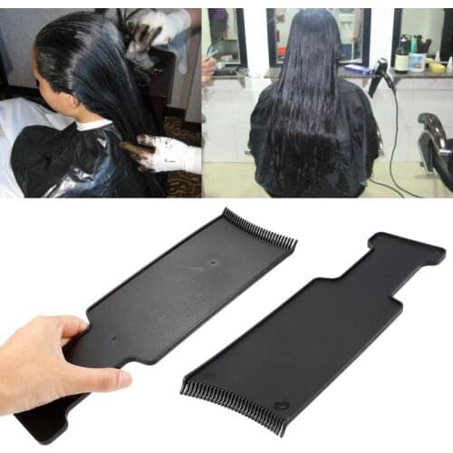 New Professional salon plastic hair dye color bleach tint tools coloring brush comb Black Medium Hair Brush Tinting comb
