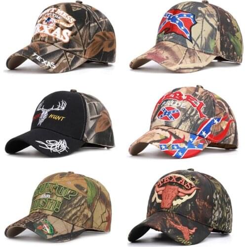 Adult casual cotton baseball cap Outdoor men women 3D Camo tactic hats Adjustable snapback hats sport gorros