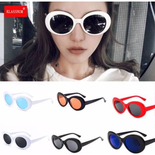 Vintage Women Sunglasses Rapper Oval Shades Cloud Glasses Punk Glasses Rock Band Rock Driving Outdoor Sports Driver Goggles Gift