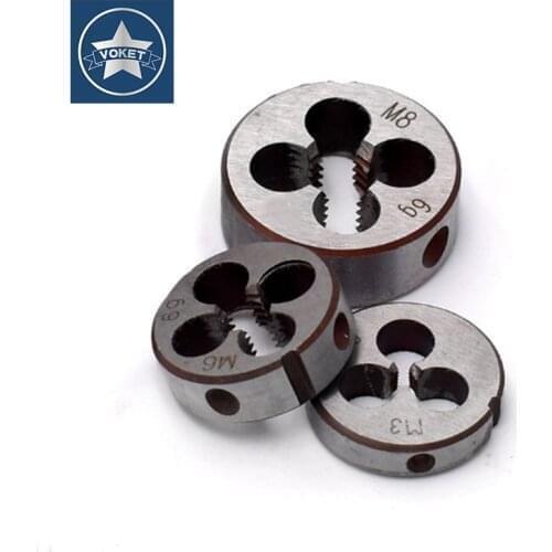 VOKET HSS Metric Thread Round Die M39X1.5 Threading Dies Tool