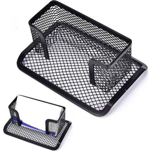 XRHYY Card Display Rack Desk Shelf Box Card Case Display Stand Mesh Storage Organizer Office Business Racks Holders Documen Tray