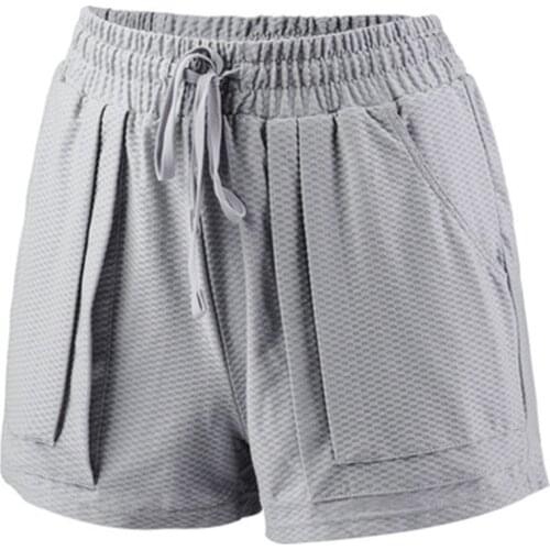 Women Yoga Shorts Have A Stereo Pocket Double High Elastic Speed Dry Breathable Loose Gym Exercise Shorts Hot Pants