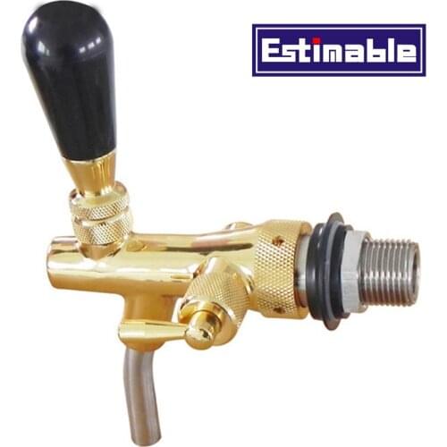 GOLDEN Beer faucet Beer tap BEST PRICE ,BEST QUALITY PVD plated beer tap FACTORY OUTLET