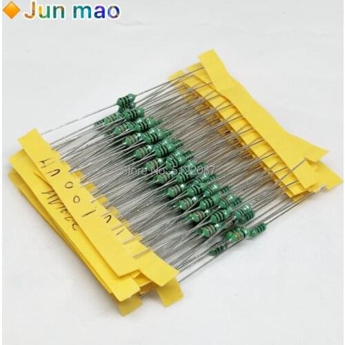 1/4W AL 0307 0.25W 1uH to 1M Inductor 13valuesX10pcs=120pcs,Electronic Components Package Chromatic Ring Inductor Assorted Kit