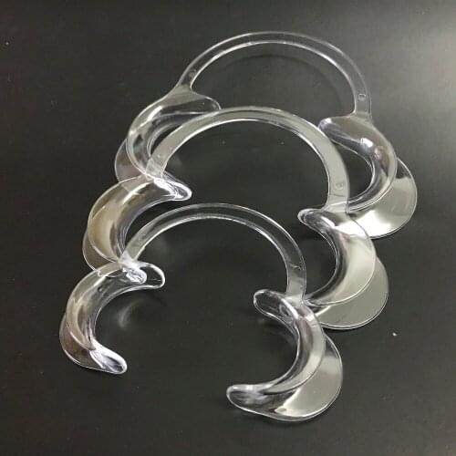 15Pcs 3 Sizes C Type Mouth Opener Cheek Retractor Teeth Whitening Dental