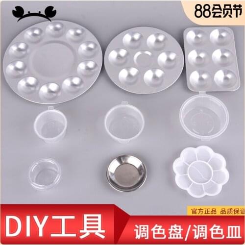 3pcs/10pcs Model Color Palette Painting Plate for Model kit Builing Gundam Model Hobby Coloring weathering Tools