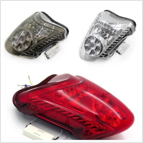 Aftermarket free shipping Motorcycle Parts LED Tail Brake Light Turn Signals for 2008-2012 Hayabusa GSX1300R Smoke 2010 2011