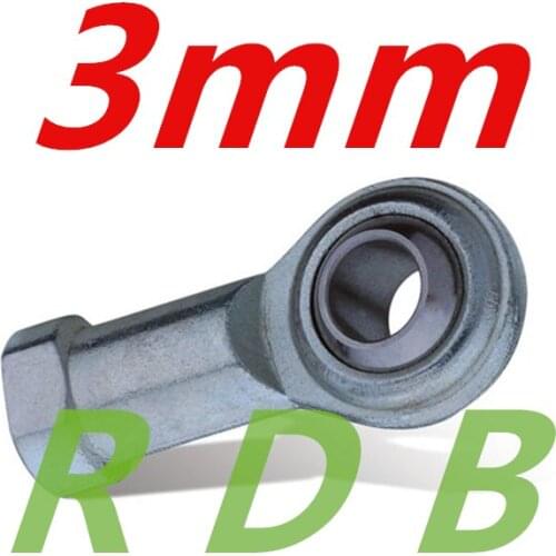 Free Shipping 4pcs 3mm Female Threaded Rod End Joint Bearing NHS3 SI3P/K SI3T/K