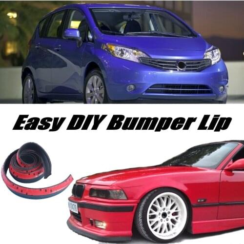Bumper Lip Deflector Lips For Nissan Versa Note / Tone Front Spoiler Skirt For Car Tuning Veiw / Body Kit / Strip