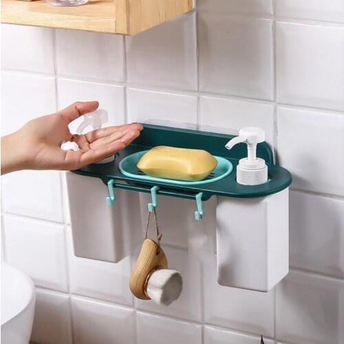 Water Bottle Rack Holder For Bath Strong Suction Cup Shower Gel Shampoo Bathroom Wall Mounted Rack Hooks Water Bottle Rack Soap