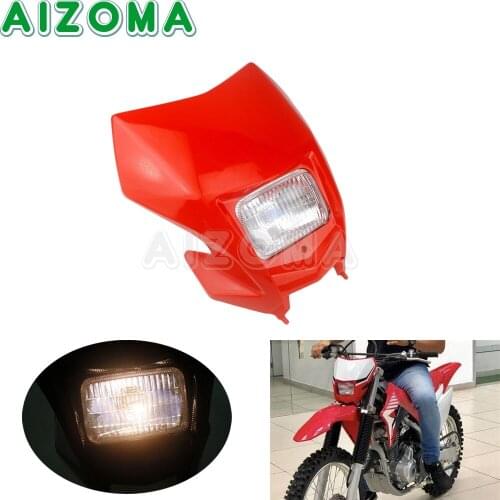 For Honda Motorcycle Front Head Light Supermoto Motocross Headlight Dual Sport HI/LO Beam Running Light CRF150F CRF230F 2015-UP
