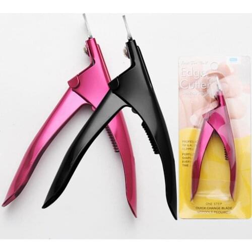 Gel UV Acrylic Fake Nail Clipper Creative Professional Nail Tip Clipper Nail Edge Cutter Tip Manicure Tool Straight Edge Clipper