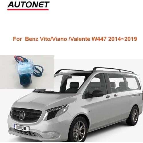 Autonet CVBS Rear view camera For Mercedes Benz Vito Viano Valente W447 2014 2015 2016 2017 2018 2019 license plate camera