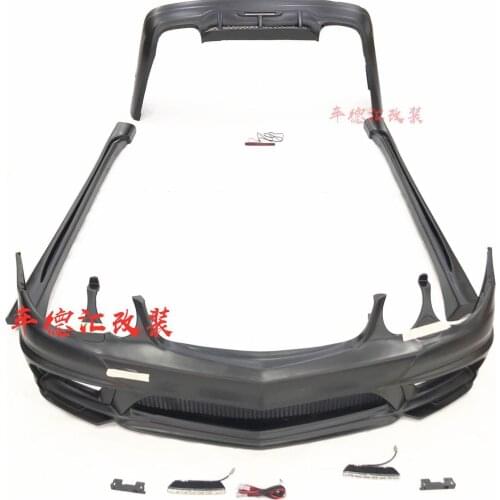 Suit For Mercedes 4-09 Benz W211 E-class 230 260 280 350 Refitted Wald Big Surround Front Rear Bar Tail Wing