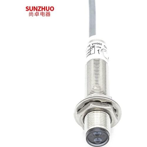 M12 Diffuse Reflection Photoelectric Switch Infrared Sensor Sensor E3FJ-DS15C1 Three-wire NPN Normally Open 24V