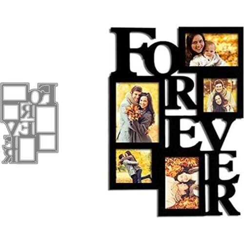 Metal Cutting Dies FOREVER Stencils For DIY Scrapbooking Decorative Embossing Handcraft Die Cutting Template