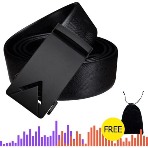 Famous Brand Belt Men Top Quality Genuine Luxury Leather Belts For Men Strap Male Metal Automatic Buckle Belt For Men DiBanGu